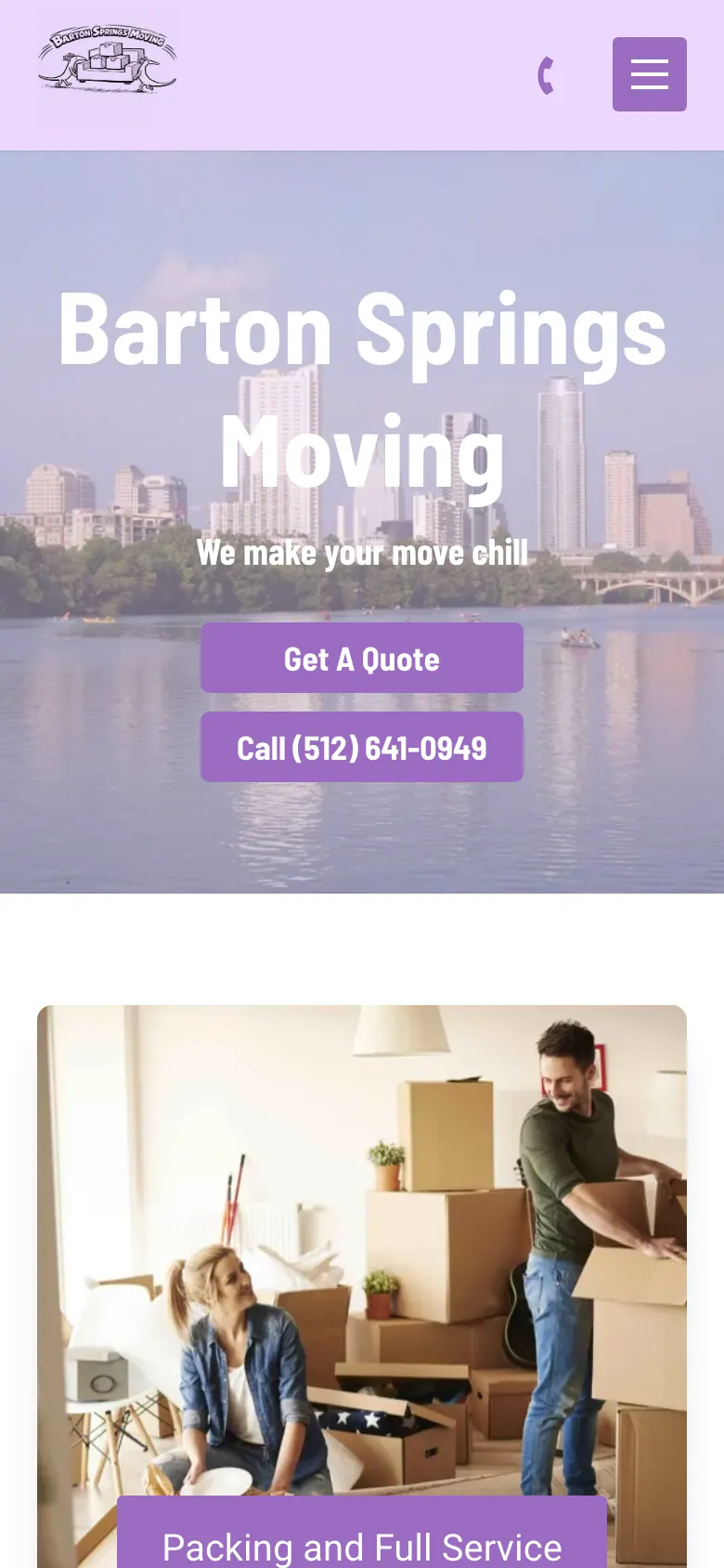 barton springs moving retheme on iPhone