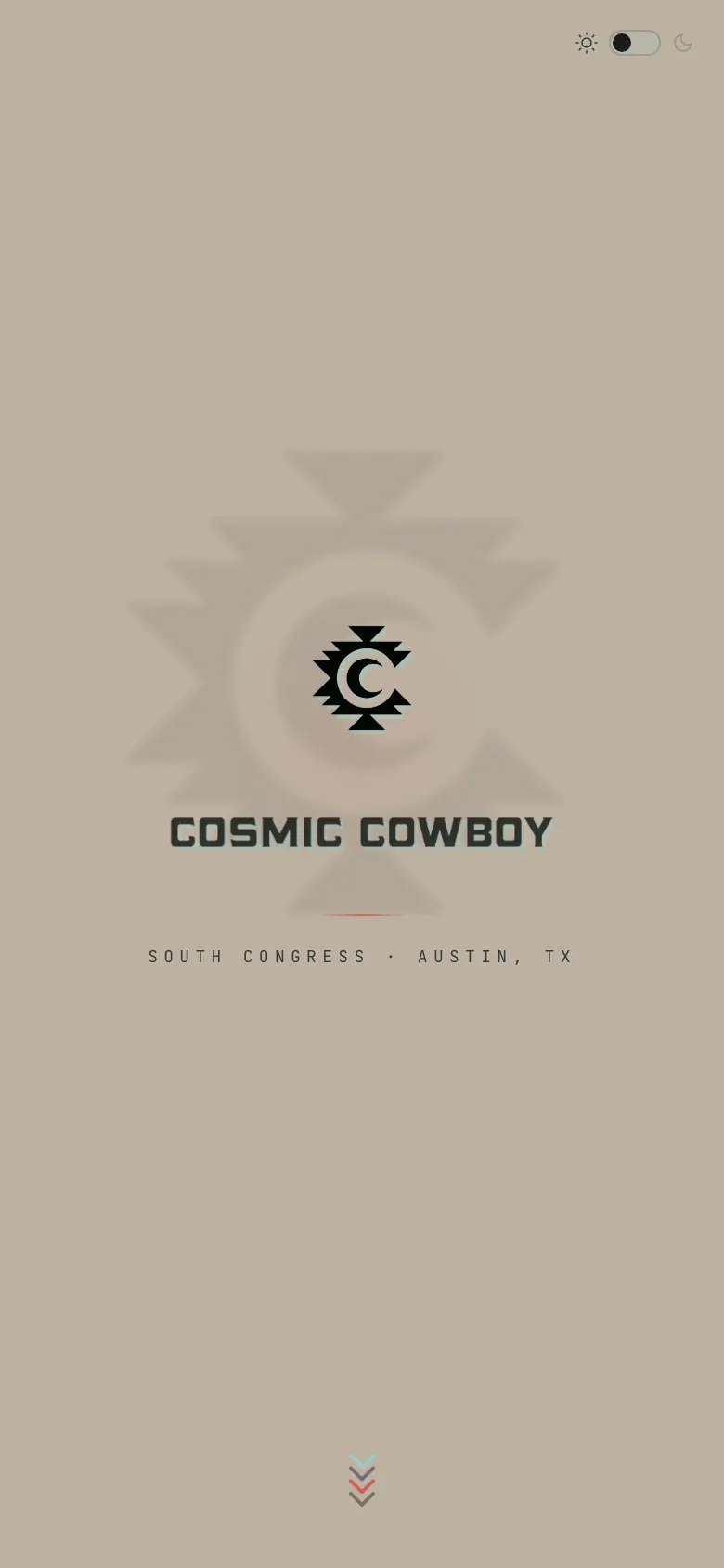 cosmiccowboysmokeshop.com after age gate, mobile